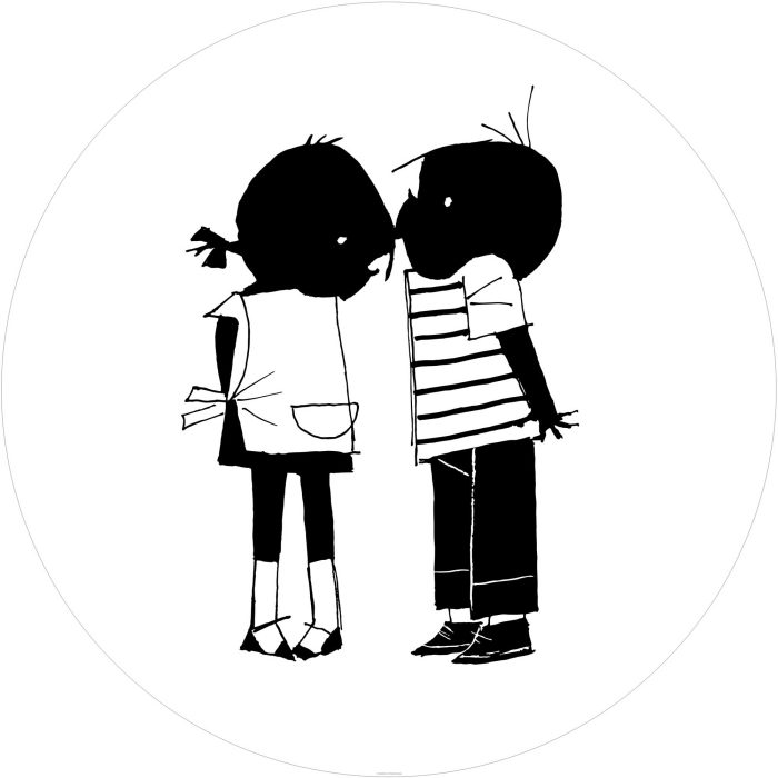 CK-085-packshot Behangcirkel Jip & Janneke | Kiss - Afbeelding 1