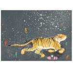 Fotobehang Smiling Tiger | wandvullend