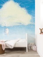 Fotobehang Climbing The Clouds | wandvullend - Afbeelding 2