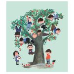 Fotobehang Apple Tree | wandvullend