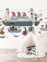 Fotobehang Holland American Line | wandvullend - Afbeelding 2