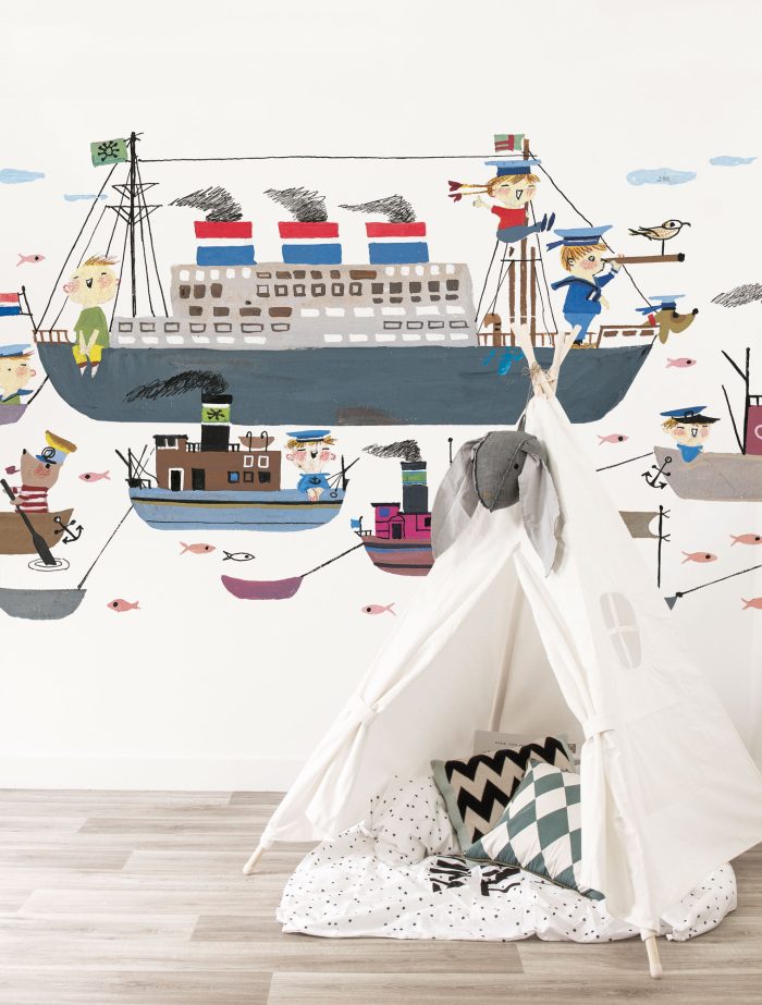 Fotobehang Holland American Line | wandvullend - Afbeelding 2