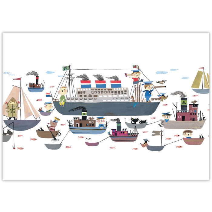 Fotobehang Holland American Line | wandvullend - Afbeelding 1