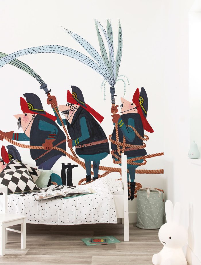 WS-034-int Fotobehang Fire Brigade | wandvullend - Afbeelding 2