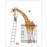 Fotobehang Giant Giraffe | wandvullend