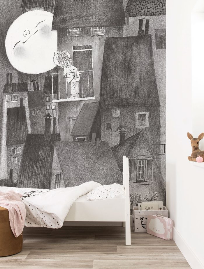 WS-048-int Fotobehang Moonlight | wandvullend - Afbeelding 2