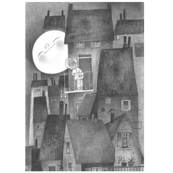 WS-048-kidz Fotobehang Moonlight | wandvullend - Afbeelding 1