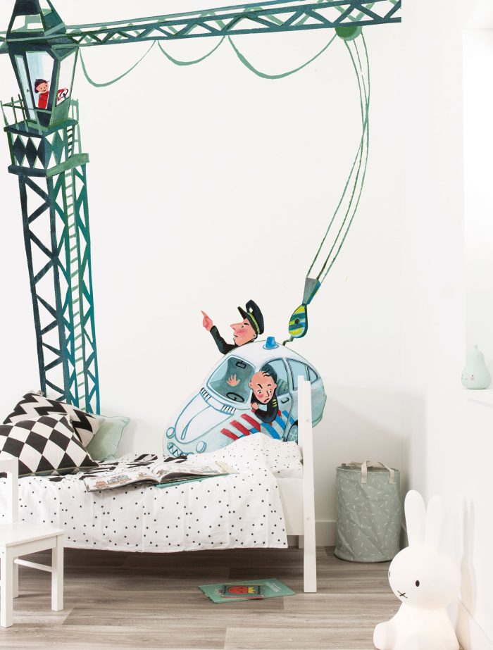 Fotobehang Cranedriver | wandvullend - Afbeelding 2