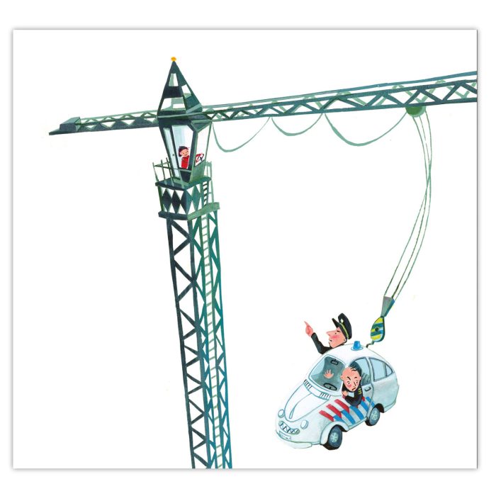 Fotobehang Cranedriver | wandvullend - Afbeelding 1