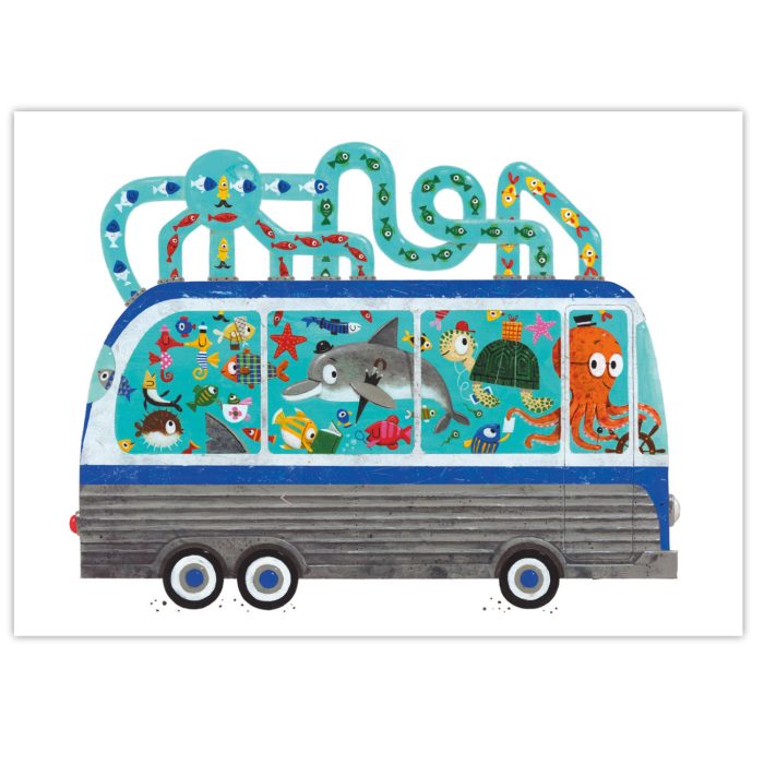 WS-101-kek Fotobehang Octobus | wandvullend - Afbeelding 1