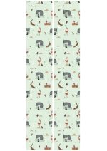 Behang Fiep Westendorp Forest Animals | Mint | 97.4 x 280 cm - Afbeelding 3