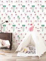 Behang Fiep Westendorp Flamingo | 97.4 x 280 cm - Afbeelding 2