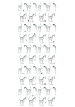 Behang Fiep Westendorp Zebra | 97.4 x 280 cm - Afbeelding 3
