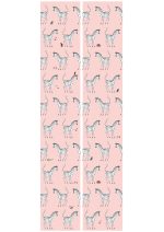 Behang Fiep Westendorp Zebra | Roze | 97.4 x 280 cm - Afbeelding 3