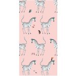 Behang Fiep Westendorp Zebra | Roze | 97.4 x 280 cm