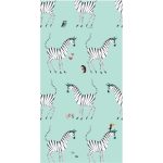 Behang Fiep Westendorp Zebra | Mint | 97.4 x 280 cm