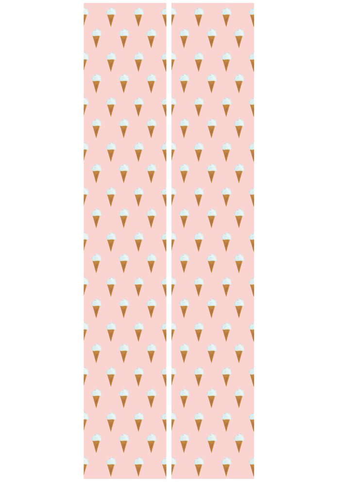 Behang Fiep Westendorp IJsjes | Roze | 97.4 x 280 cm - Afbeelding 3
