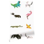 Behang Tangram Animals | 97.4 x 280 cm