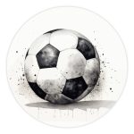 Muurcirkel Voetbal | Ø 40 tot 140 cm