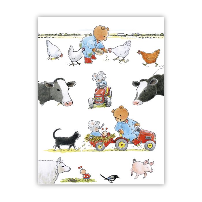 Poster Bobbi Beer Boerderij - Afbeelding 1