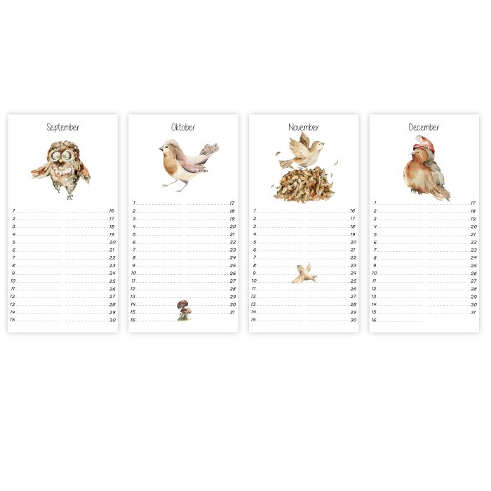 Verjaardagskalender Vogels - Afbeelding 3