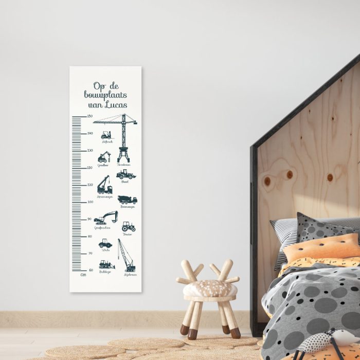 Groeimeter (poster) Op de Bouwplaats - Afbeelding 2