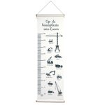 Groeimeter (textielposter) Op de Bouwplaats