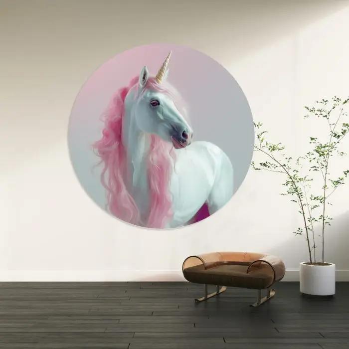 muurcirkel-eenhoorn-roze-kidzstijl