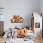 Muursticker Oude Tractor - Afbeelding 2