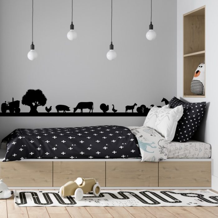 Muursticker Boerenland  - Afbeelding 2