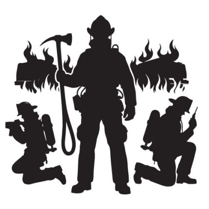 muurstickerset-brandweermannen